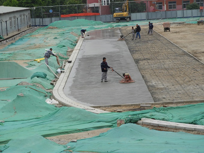 滑板場地施工圖片 滑板場地施工圖片